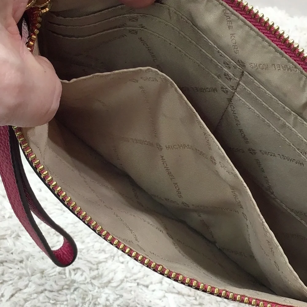 Michael Kors pebbled leather